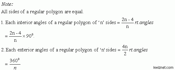 Theorem Sum Of The Interior Angles Of A Convex Polygon