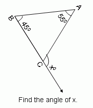 Theorem Exterior Angle Theorem Of A Triangle Middle High