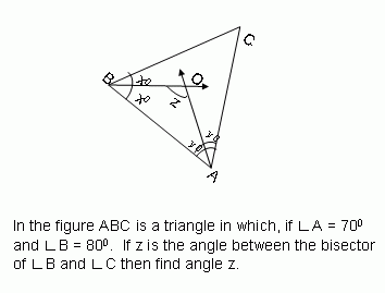 Problems on Triangles - Geometry - kwizNET Math/Science/English